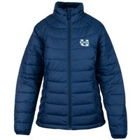 Women's Columbia u-state puff thermal navy jacket